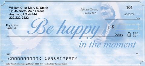 Mother Teresa Personalized Checks