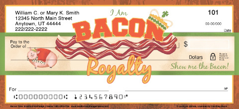 Bacon Time Art Checks