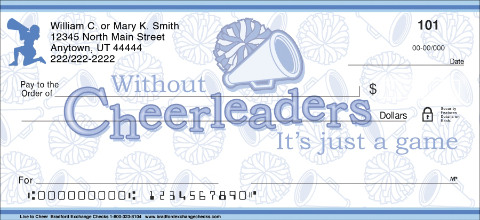 Live to Cheer Personalized Checks