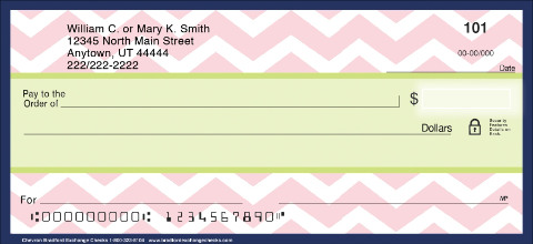 Chevron Personalized Checks