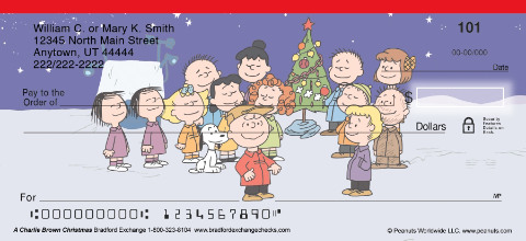 A Charlie Brown Christmas Personal Checks