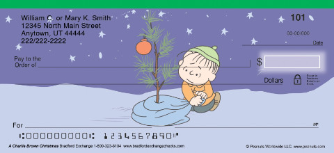 A Charlie Brown Christmas Art Checks