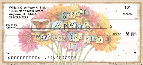 Blooming Reflections Art Checks