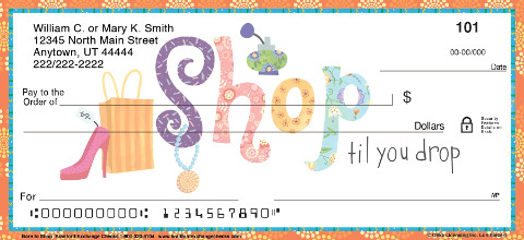 Born to Shop Personalized Checks