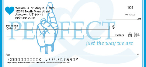 Sign Language Personalized Checks