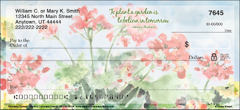 Blooming Flowers Checks
