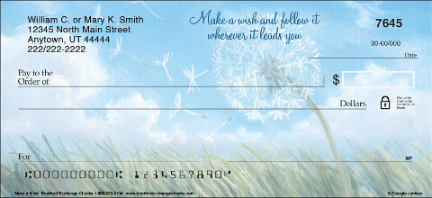 Make a Wish Personalized Checks