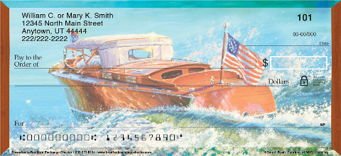 Powerboats Personalized Checks