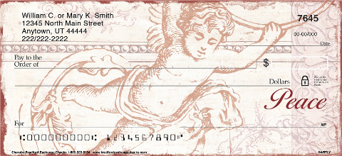 Cherubs Personalized Checks