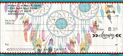 Dreamcatchers Personalized Checks