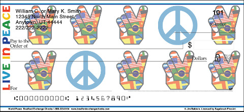 World Peace Art Checks