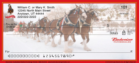 Budweiser Clydesdales Checks