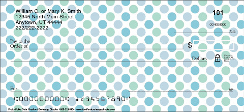 Pretty Polka Dots Art Checks