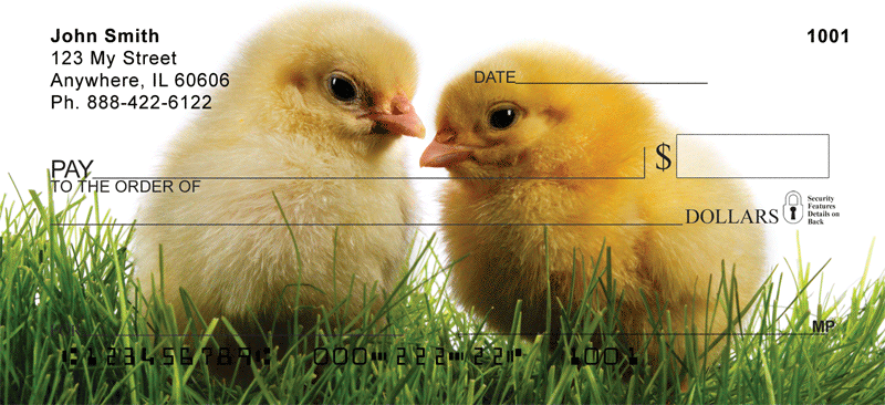 Spring Chicks Personal Checks