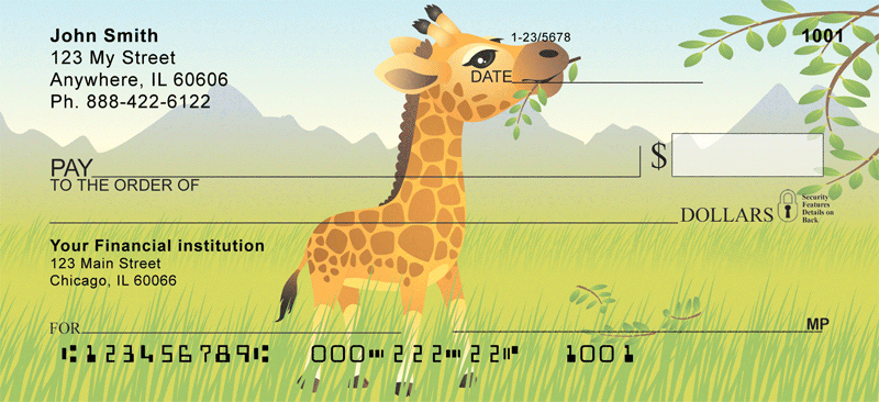 Baby Animal Personal Checks