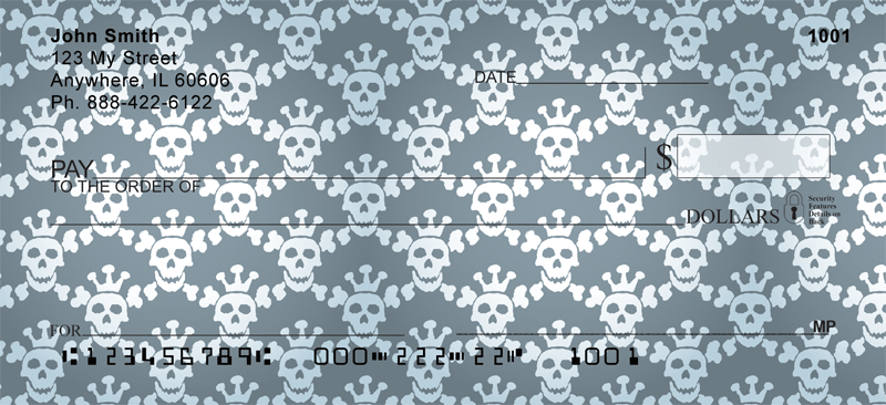 Vintage Skulls Personal Checks