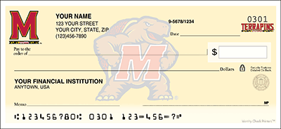 Maryland TM Logo Personal Checks