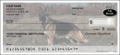 Top Breeds German Shepherd Personal Checks