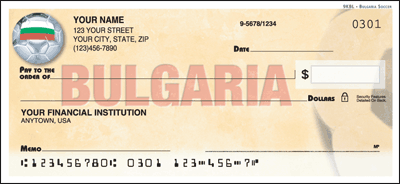 Bulgaria World Soccer Personal Checks