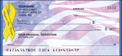 Support Our Troops 2 Personal Checks