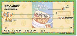 Cup o Java Personalized Checks