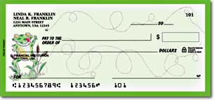 Feelin Froggy Personalized Checks