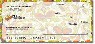The Flower Power Art Checks