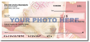 Side Tear Rotating Photo Checks Personalized Checks