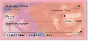 Beautiful Roses Personalized Checks