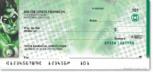 DC Super Heroes Personalized Checks
