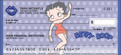Betty Boop Charm Personal Checks