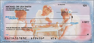 Angel Faces Art Checks