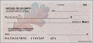 Autumn Leaf Personal Checks