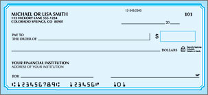 Blue Classic Personal Checks