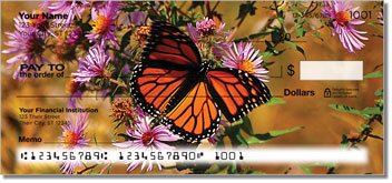 Milkweed Butterfly Personalized Checks