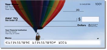 Hot Air Balloon Personalized Checks
