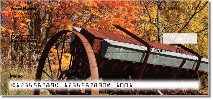 Fall in the Country Personal Checks