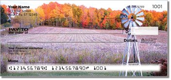 Fall in the Country Checks