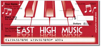 Green Bay East Music Personalized Checks