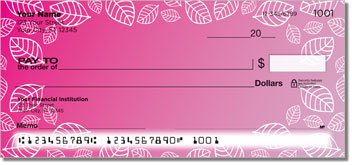 Leaf Border Personalized Checks
