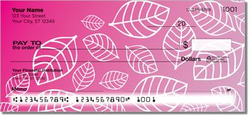 Falling Leaves Personalized Checks