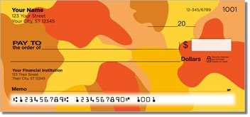 Cute Camo Personalized Checks