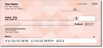Flowering Heart Personalized Checks