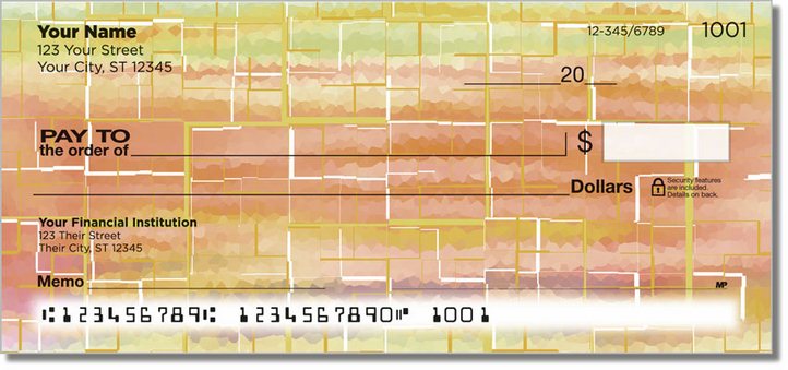 Painted Tile Personal Checks