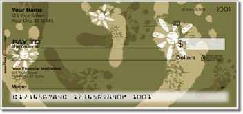 Peace and Love Personalized Checks