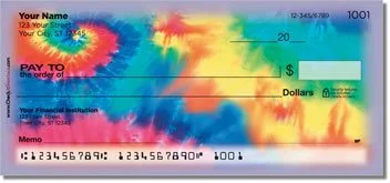 Tie Dye 3 Checks