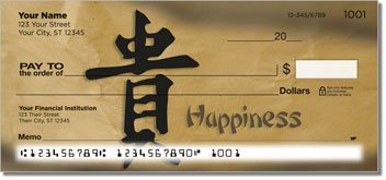 Chinese Character Personalized Checks