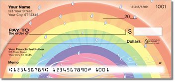 Rainbow 2 Personalized Checks
