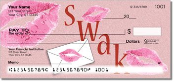 Sealed With a Kiss 2 Personalized Checks