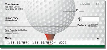 Gone Golfing Personalized Checks